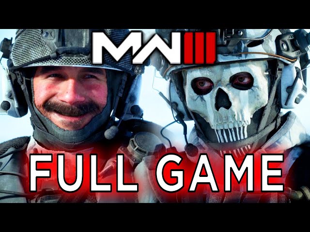 MODERN WARFARE 3 FULL GAME Gameplay Walkthrough (MWIII Campaign FULL GAME)