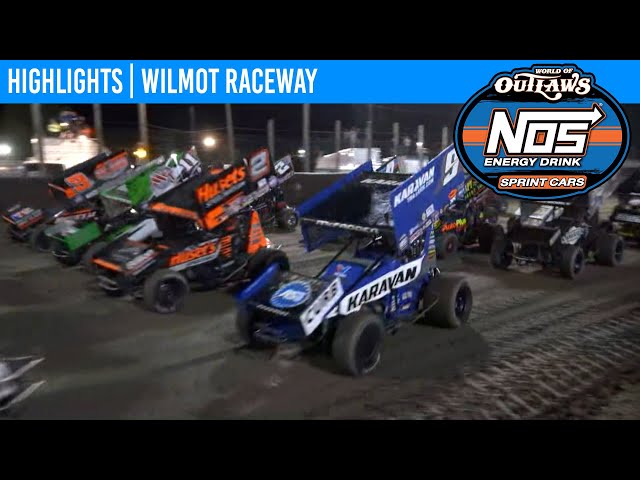 World of Outlaws NOS Energy Drink Sprint Cars at Wilmot Raceway July 10, 2021 | HIGHLIGHTS