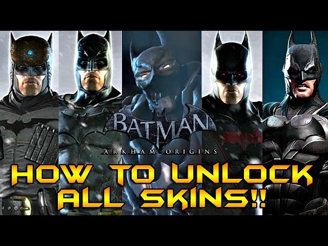 Batman Arkham Origins: How to Unlock ALL Skins!