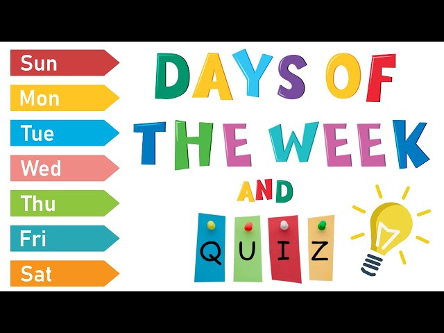 Days Of The Week For Kids | ESL Games