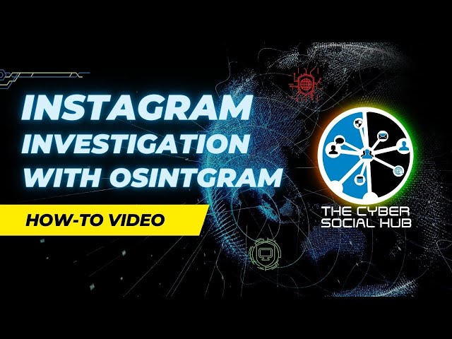 Instagram OSINT Investigation with OSINTGRAM