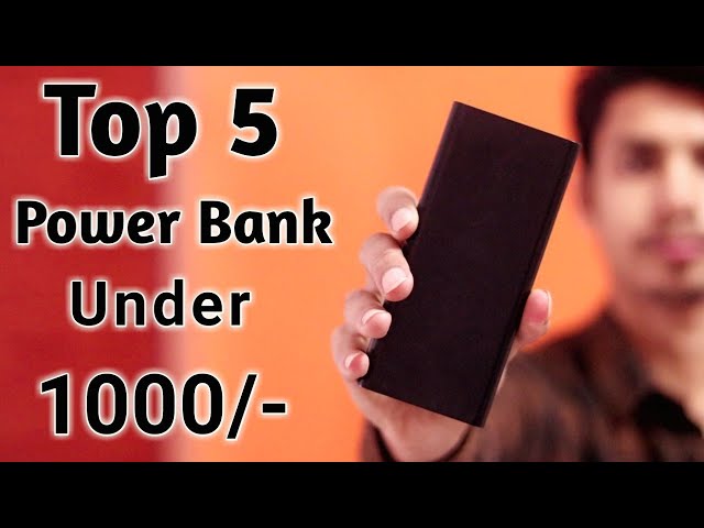 Top 5 Power Banks Under 1000/- ¦ Best Power Bank ¦ Budget Power Bank ¦ Amazon power Bank ¦ Flipkart