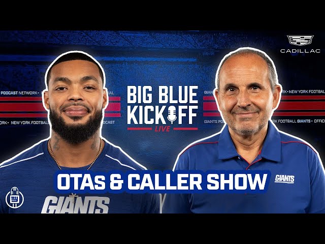 Giants OTAs | Big Blue Kickoff Live | New York Giants