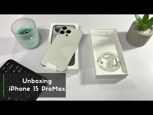 iPhone 15 ProMax - Titanio Blanco ⚪️ | Unboxing
