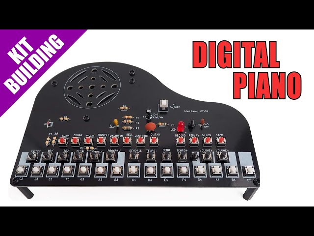 Building a digital piano kit [LIVE]