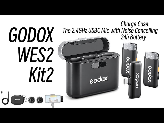 Godox WES2 , The USB-C Wireless Microphone You MUST Try for Android and MAC