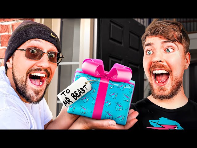 Surprising MR BEAST with "SPECIAL" Gift (FV Family)
