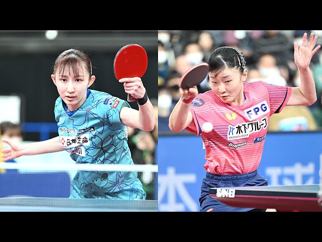 2024 All Japan Table Tennis Championships｜Women's Singles Final Hina HAYATA vs Miwa MATSUSHIMA