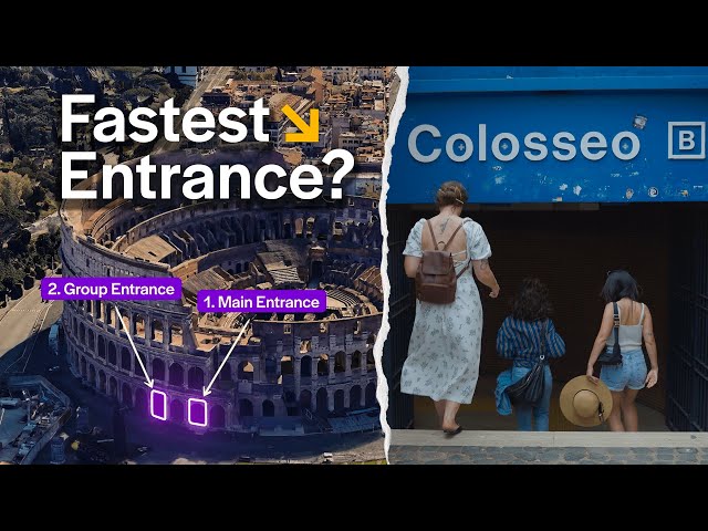 Colosseum entrance secrets: how to avoid long lines and get in fast!