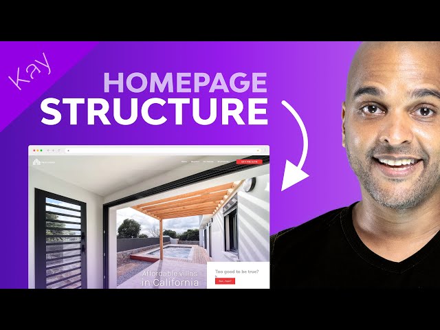 How To Structure A Website Homepage
