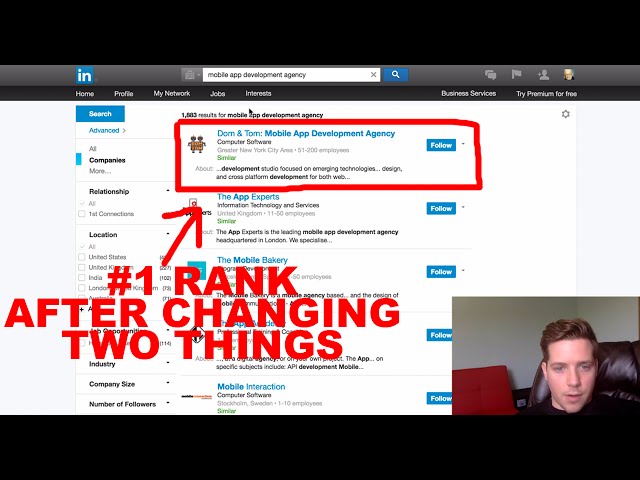Agency Marketing Teardown - How to Rank Your Company Page On LinkedIn