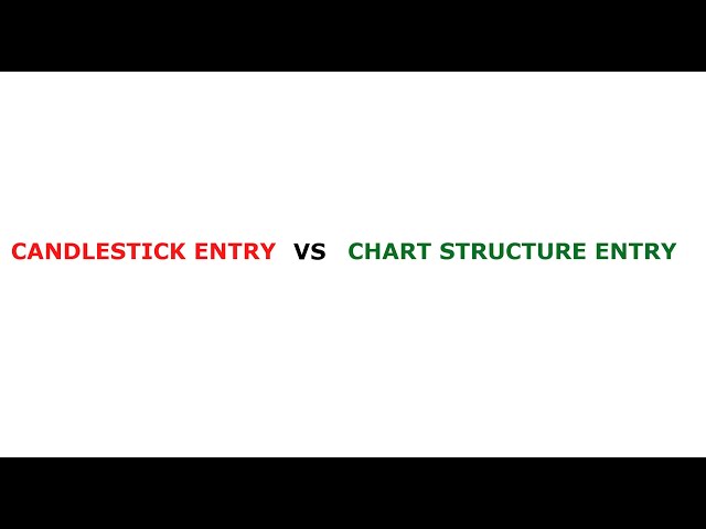 CHART STRUCTURE ENTRY OR CANDLESTICK ENTRY | Why i use chart structure confirmation for my entry!