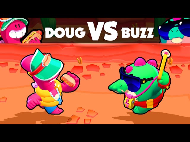 DOUG vs BUZZ | 1 vs 1 | Brawl Stars