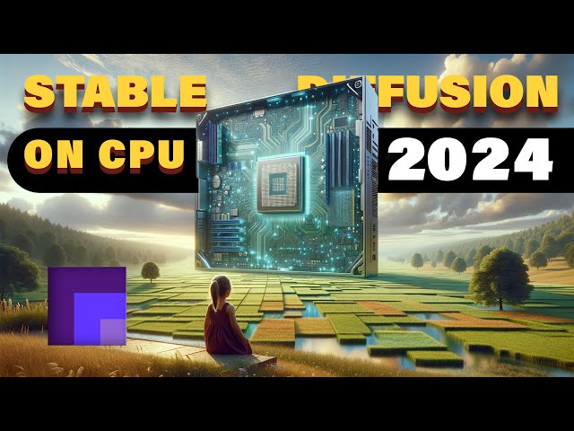 Run Stable Diffusion on Intel and AMD CPUs 2024 - No nVidia Graphics Card Required