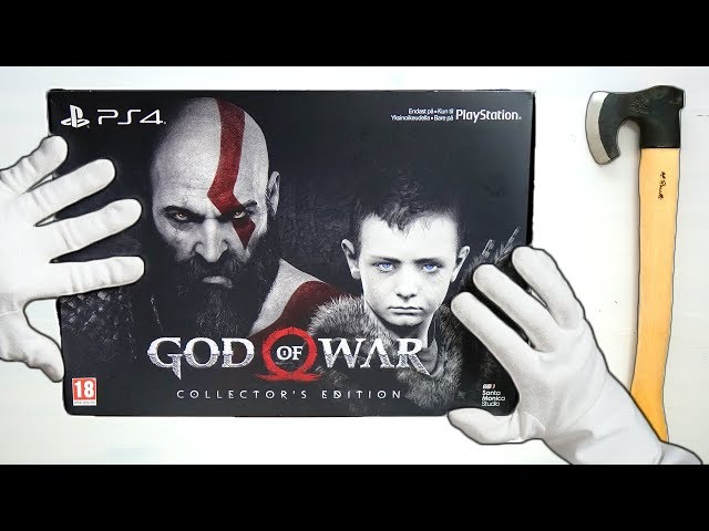 GOD OF WAR COLLECTOR'S EDITION UNBOXING! (PlayStation 4)