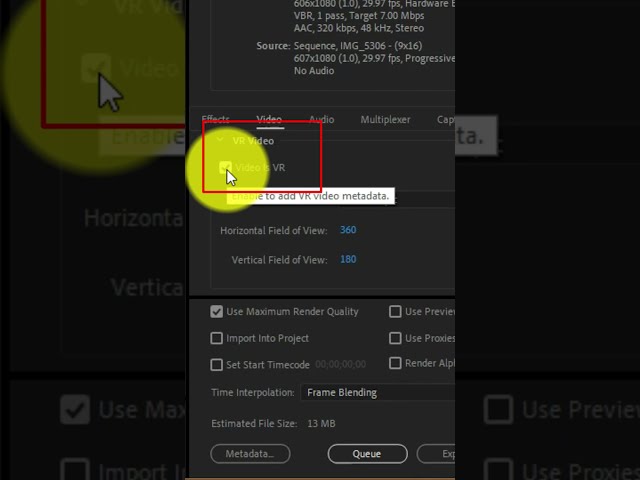 Fix #Shorts that recognized as VR 360 after Adobe Premiere export