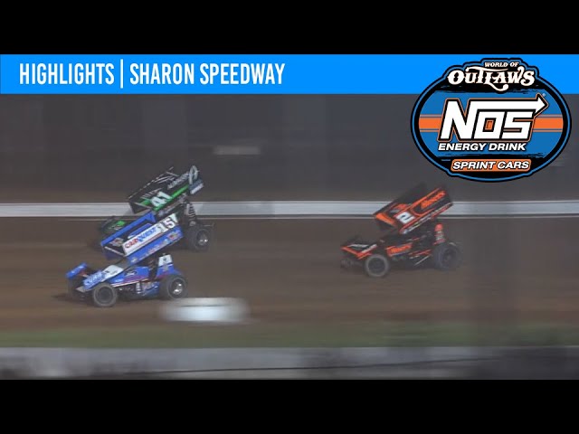 World of Outlaws NOS Energy Drink Sprint Cars | Sharon Speedway | May 20th, 2023 | HIGHLIGHTS