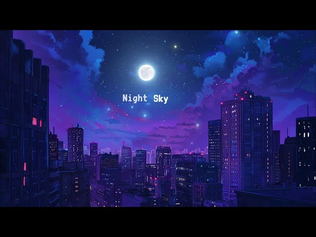 Night  Sky  ✨✨   Listening To Lofi Hip Hop Alone (Lofi Night City)