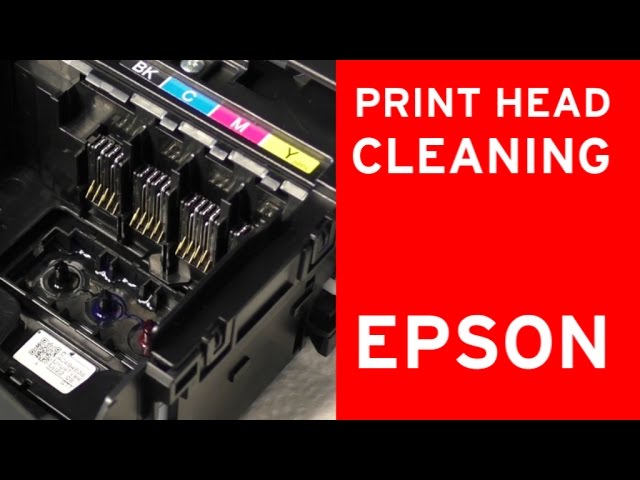 Epson print head cleaner, nozzle cleaning - flushing clogged nozzles