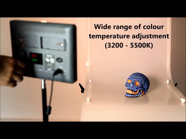Hypop Review: Aputure Armaran HR672C LED Lighting Panel Test (Colour Temperature Adjustable)