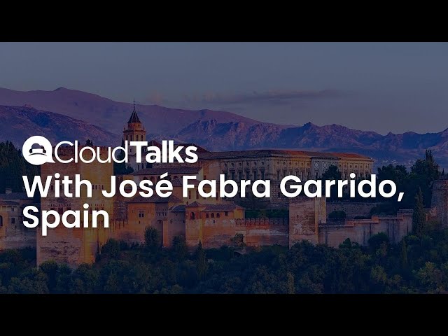 Fireside Chat with Charlas con José Fabra Garrido with José Fabra-Garrido at CloudTalks Spain