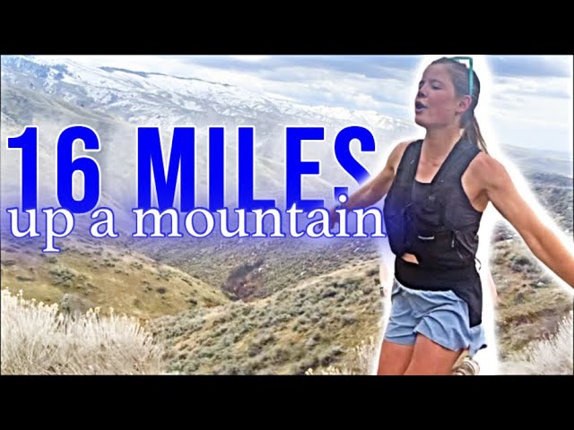 16 Mile Long Run Up a Mountain