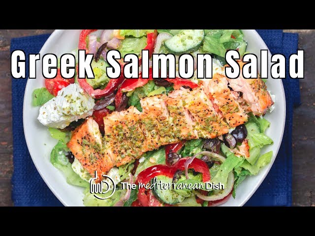 Greek Salmon Salad Recipe from The Mediterranean Dish