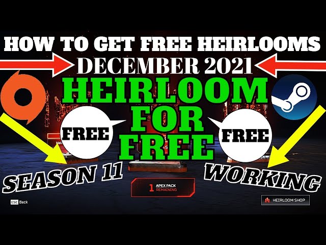How To Get Free heirloom in Apex Season 11 Still Working ( 2021 ) - ✅*NEW UPDATE*