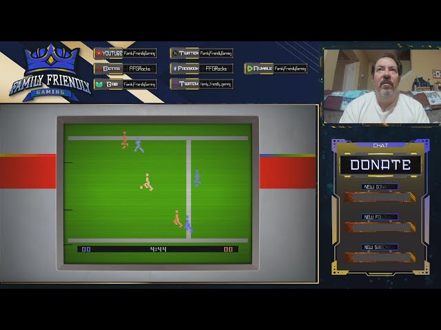 Realsports Soccer Atari 2600 Gameplay