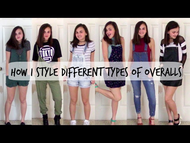 How I Style Different Types of Overalls!