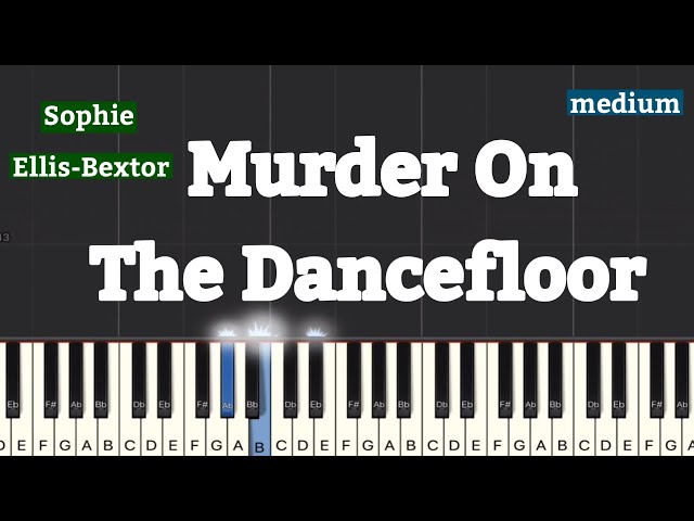 Sophie Ellis-Bextor - Murder On The Dancefloor Piano Tutorial | Medium