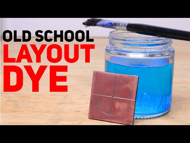 Old School Machinist Layout Fluid (Copper Sulfate and Chalk)