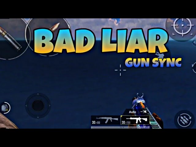 BAD LIAR Gun sync | PUBG MOBILE | INDIAN EAGLE |