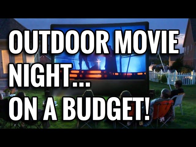 WATCH MOVIES IN YOUR BACKYARD...ON A BUDGET! | VANKYO OUTDOOR PROJECTOR REVIEW