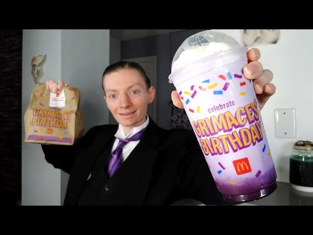 McDonald's NEW Grimace Birthday Meal Review!