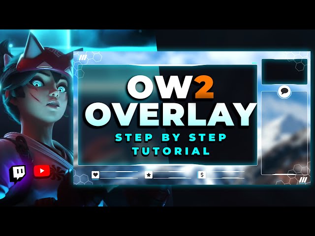 How to make an Overwatch 2 inspired Stream Overlay | Step by step Tutorial