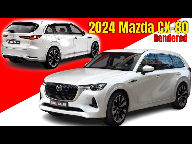 2024 Mazda CX-80 Rendered