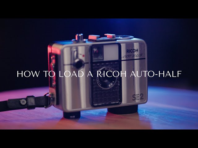 How to load a Ricoh Auto-Half film camera