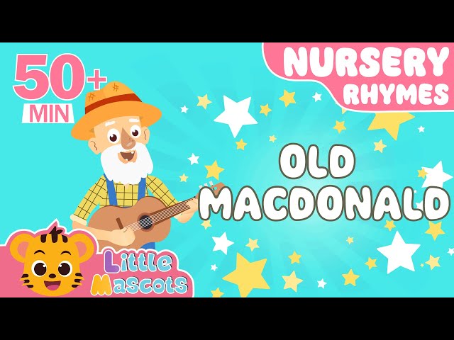 Old MacDonald + Color Song + more Little Mascots Nursery Rhymes & Kids Songs