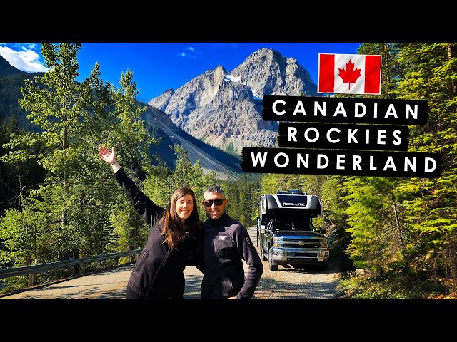 24 Hour TRUCK CAMPING ADVENTURE in YOHO NATIONAL PARK of Canada
