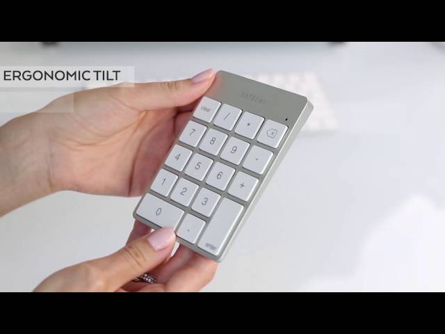 Slim Aluminum Wireless Keypad