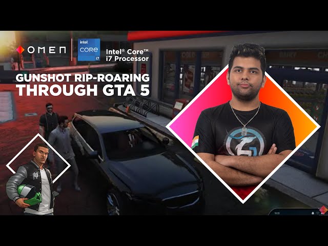 Grand Theft Auto V with Gunshot | OMEN livestream