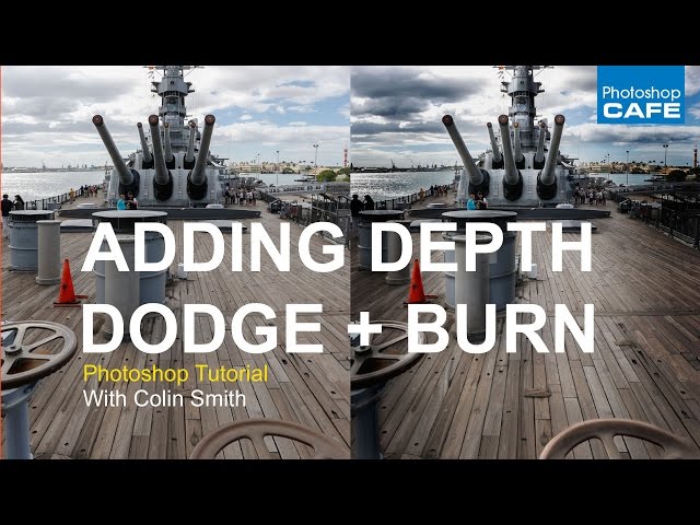 How to dodge and burn in photoshop tutorial, add depth + dimension to photos