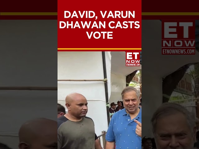 Lok Sabha Elections Phase 5: David, Varun Dhawan Casts Vote | Maharashtra #shorts