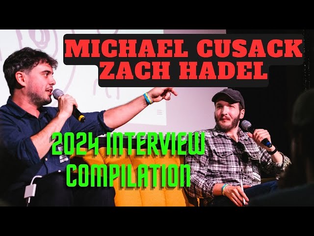 Zach Hadel and Michael Cusack talking Smiling Friends season 2 (2024 interview compilation)