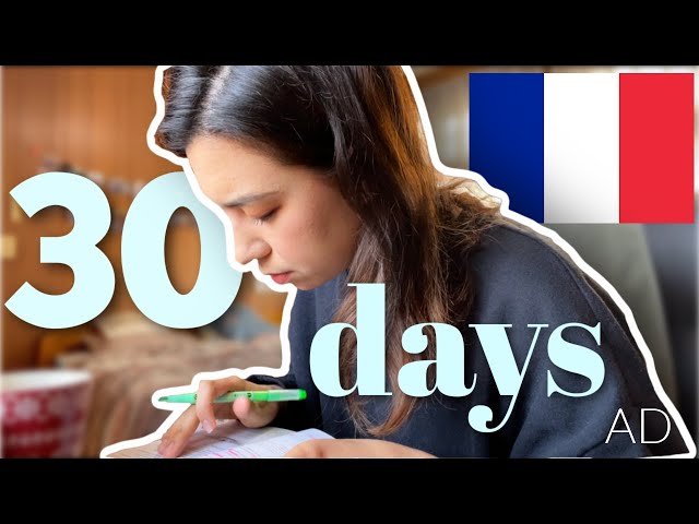 can I learn French in 30 days? 🇫🇷 || part 1