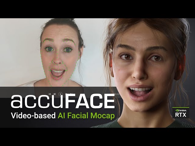 AccuFACE - Video-based AI Facial Mocap | Live from Webcam or Recorded Video | iClone 8
