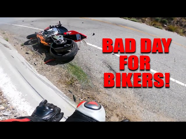 Bad Day for Bikers | Crashes, Close Calls & Crazy People