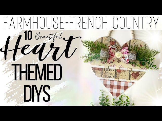 10 HEART THEMED crafts ❤️ | Dollar Tree DIYS | Valentine's Day DIY decor