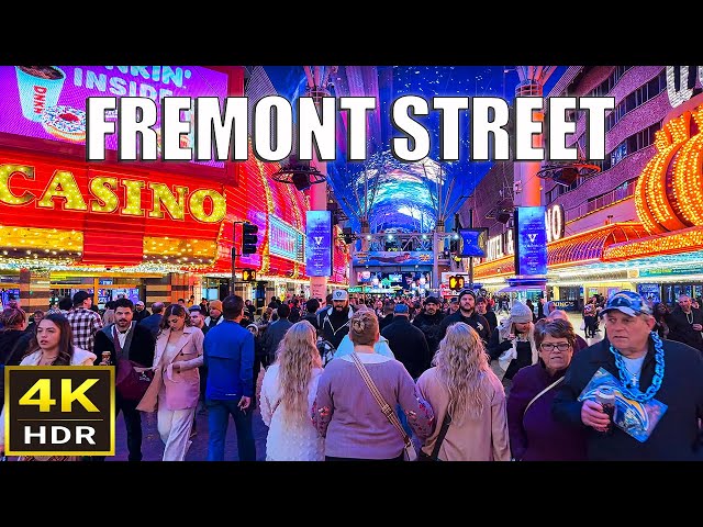 Fremont Street Las Vegas Walk - January 2024